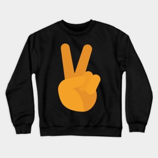 Peace sign hand Crewneck Sweatshirt